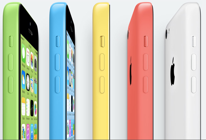 iPhone 5c color range