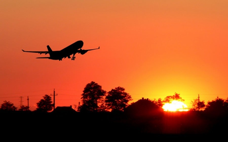 sunrise-airplane-shutterstock_1912281
