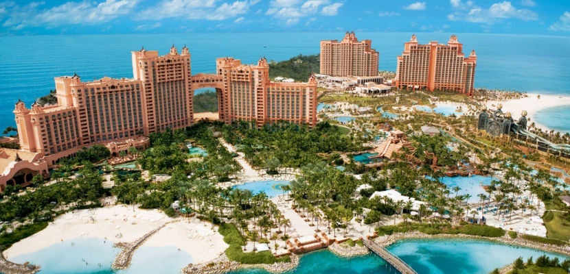 Atlantis is the biggest hotel in the Bahamas. Image courtesy of Atlantis Resort.