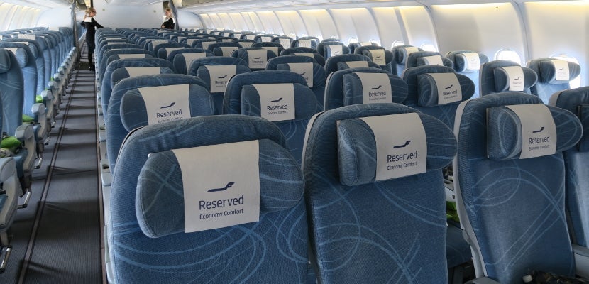 Finnair A330-300 economy comfort cover