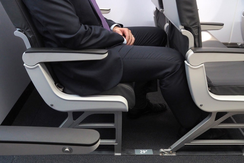 Economy Seat Pitch Farnborough