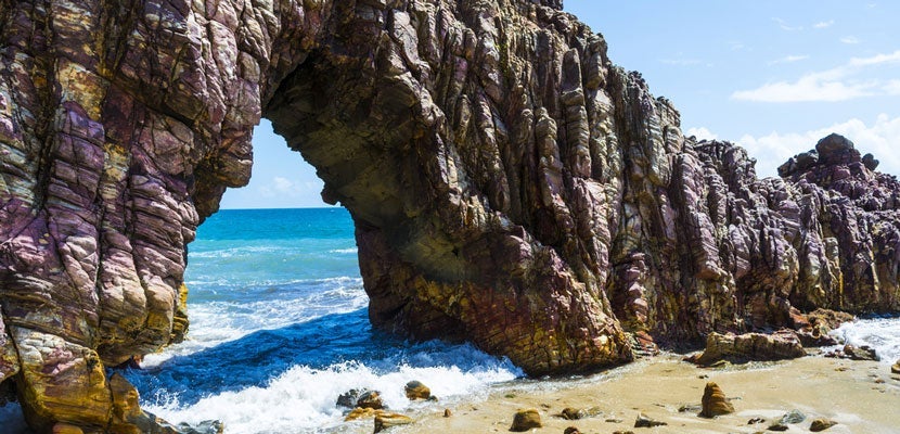 Close da Pedra furada, Jericoacoara, Ceara, Brazil