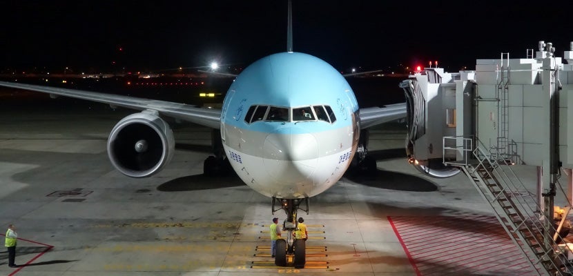 Korean Air 777-300ER First Class SIN Review