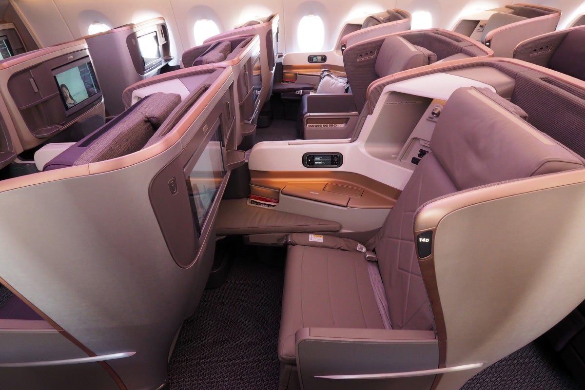 Singapore A350 Delivery Flight