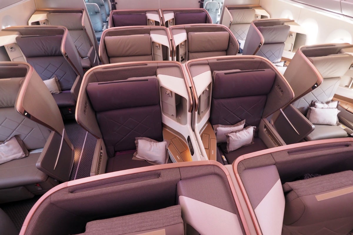 Singapore A350 Delivery Flight