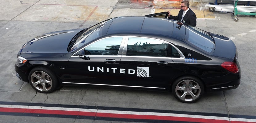 United VIP at LAX