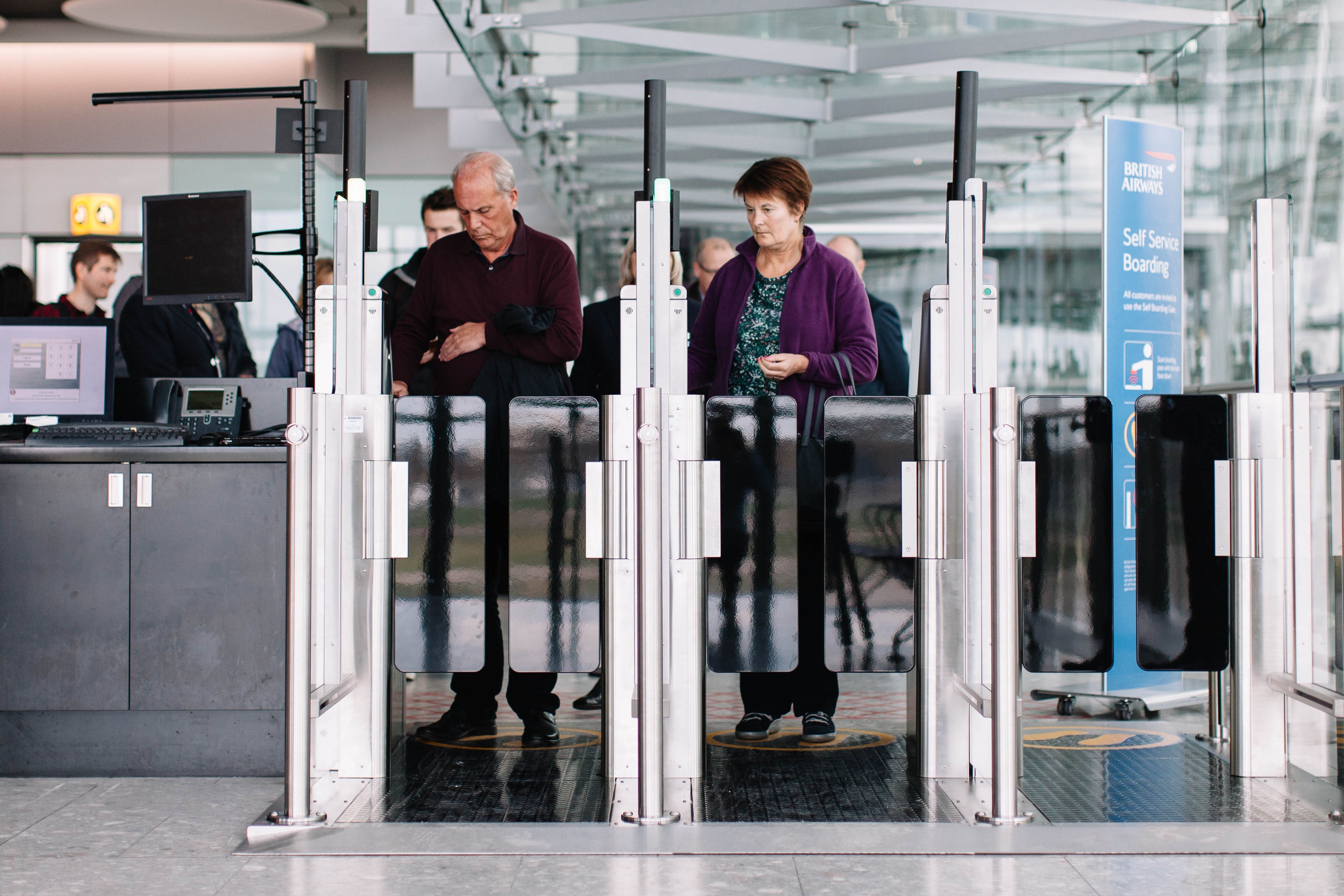 ba biometric gates