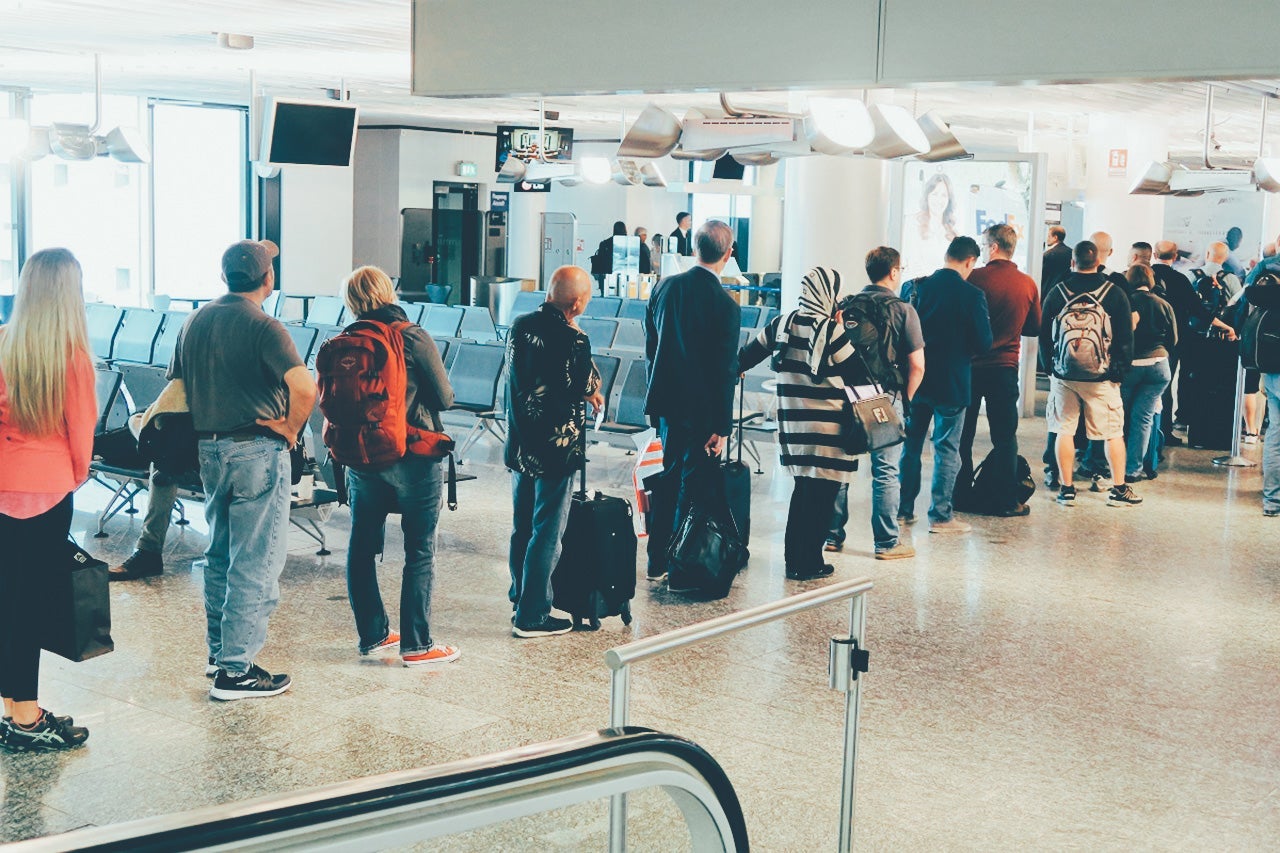 united boarding gate