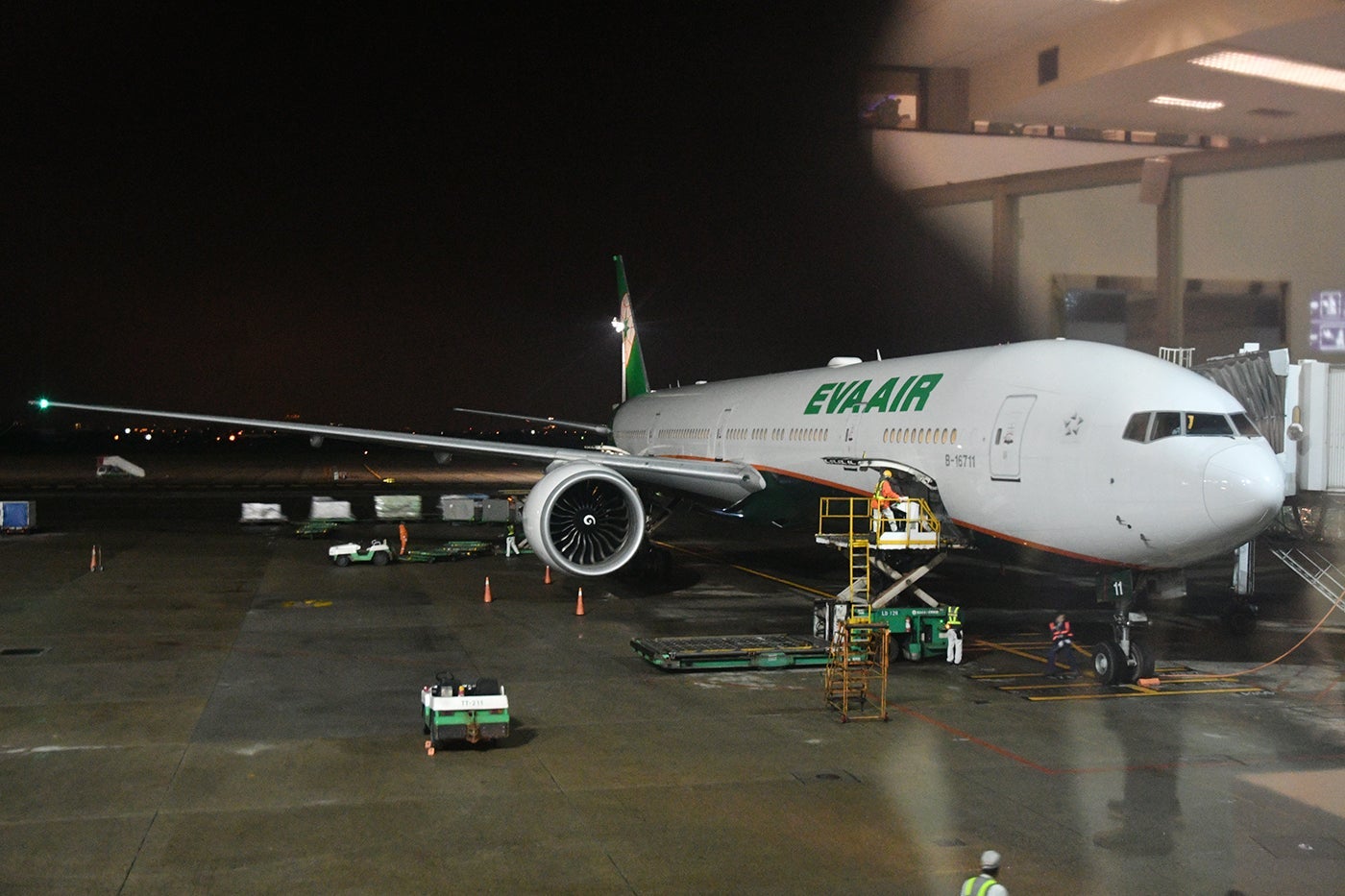 EVA Air B777 Taipei