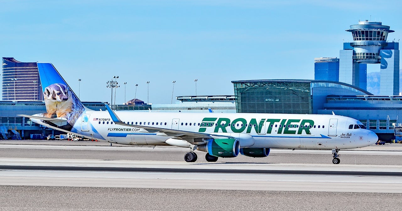 frontier plane