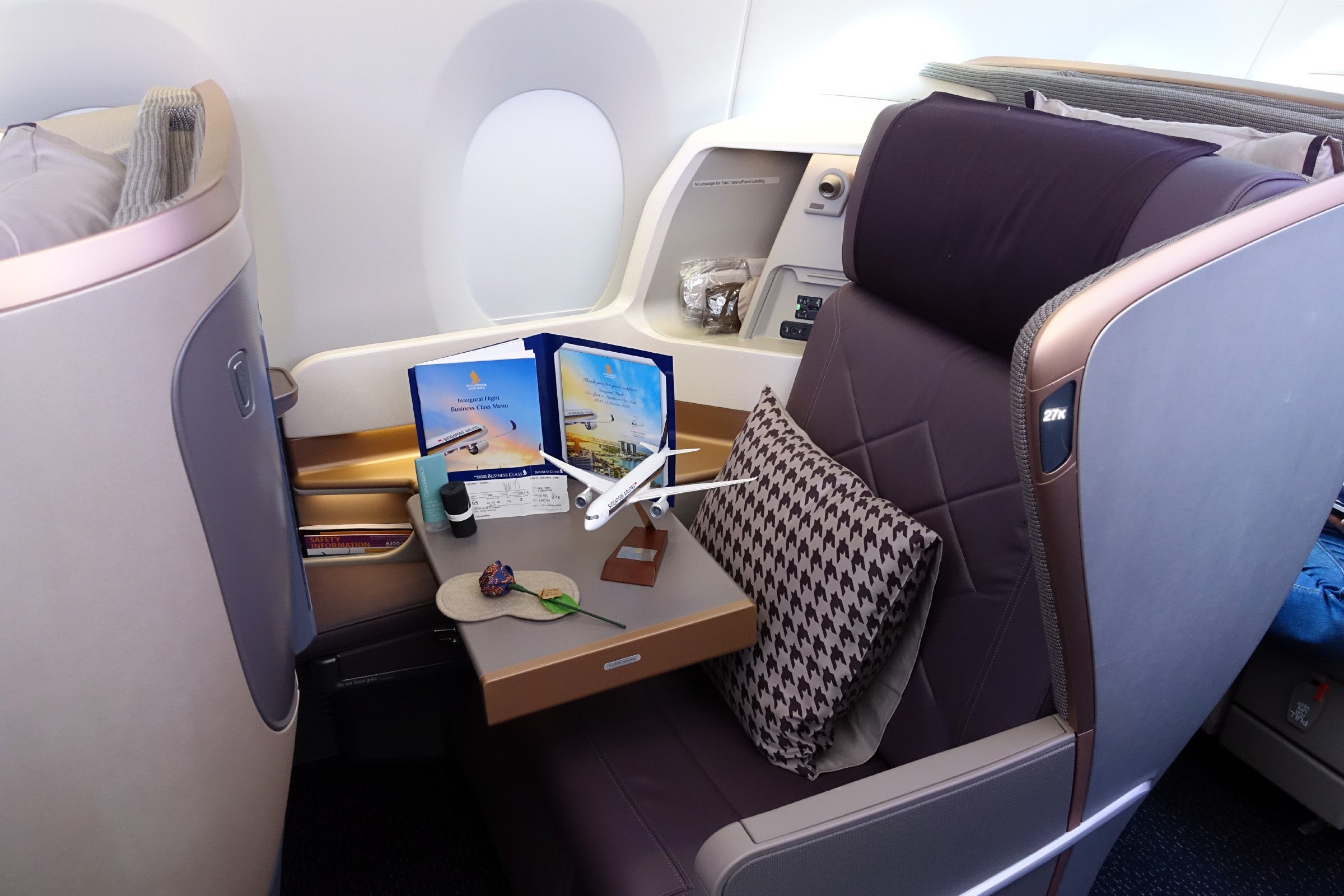 Singapore 21 A350-900ULR Business Class Review