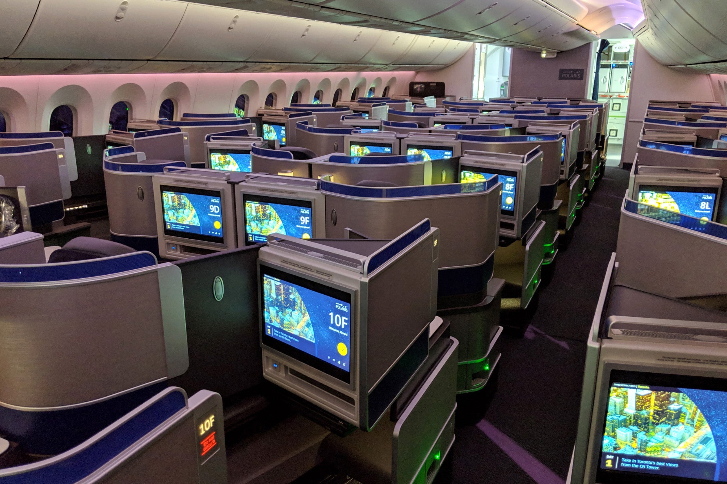United 787-10 Dreamliner Polaris Premium Plus Tour