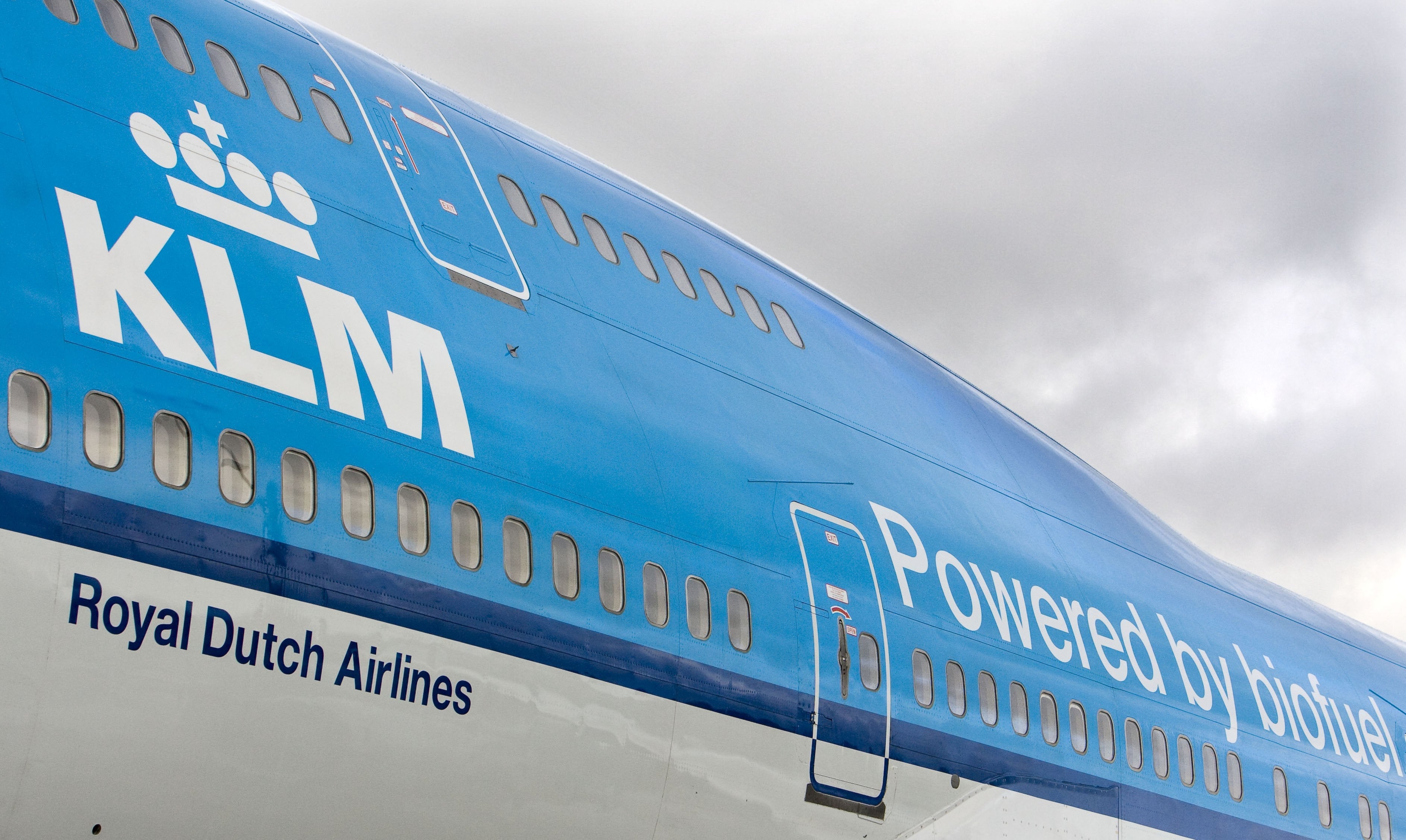 KLM 747 biofuels