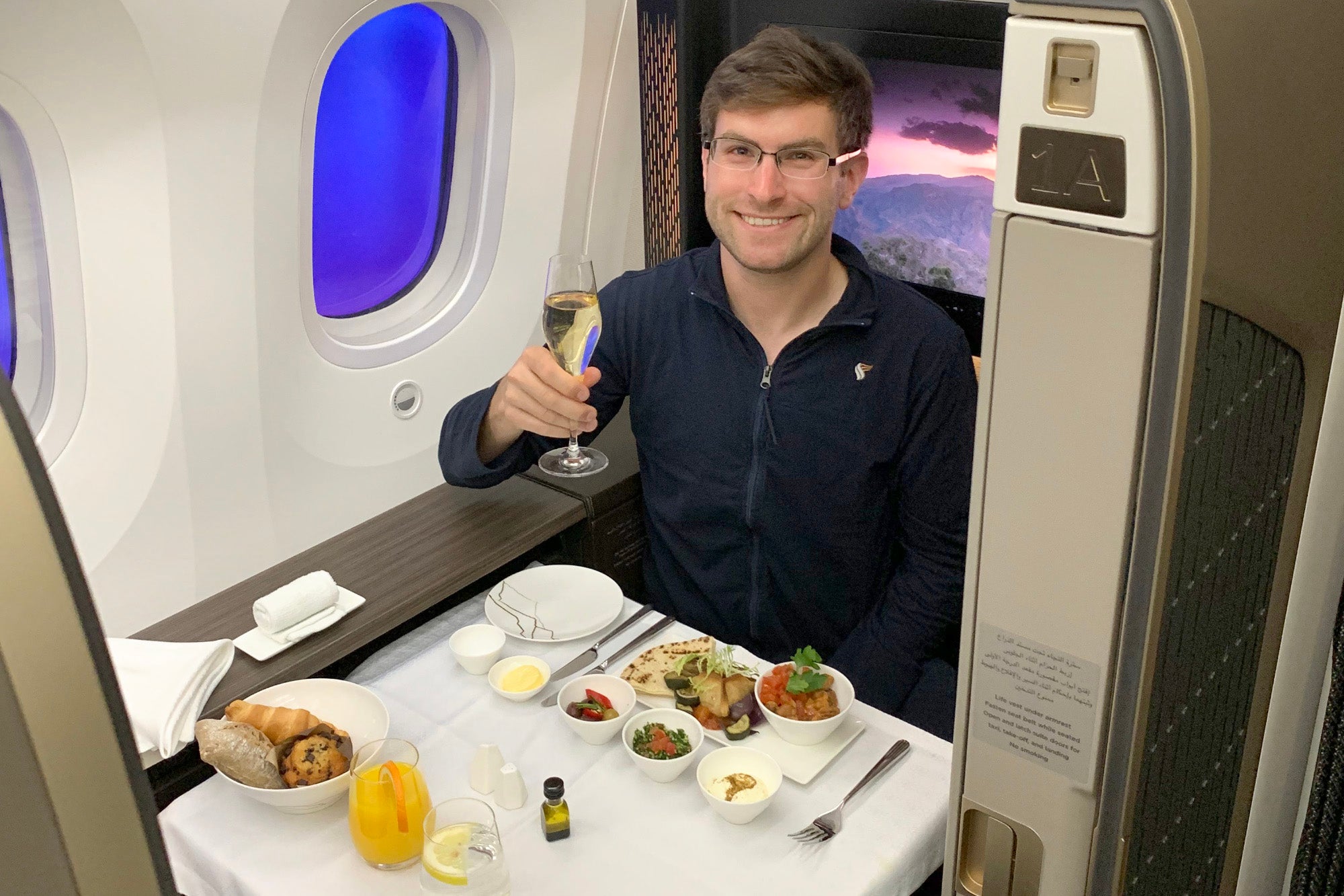 Oman Air 787-9 First Class Review ZH