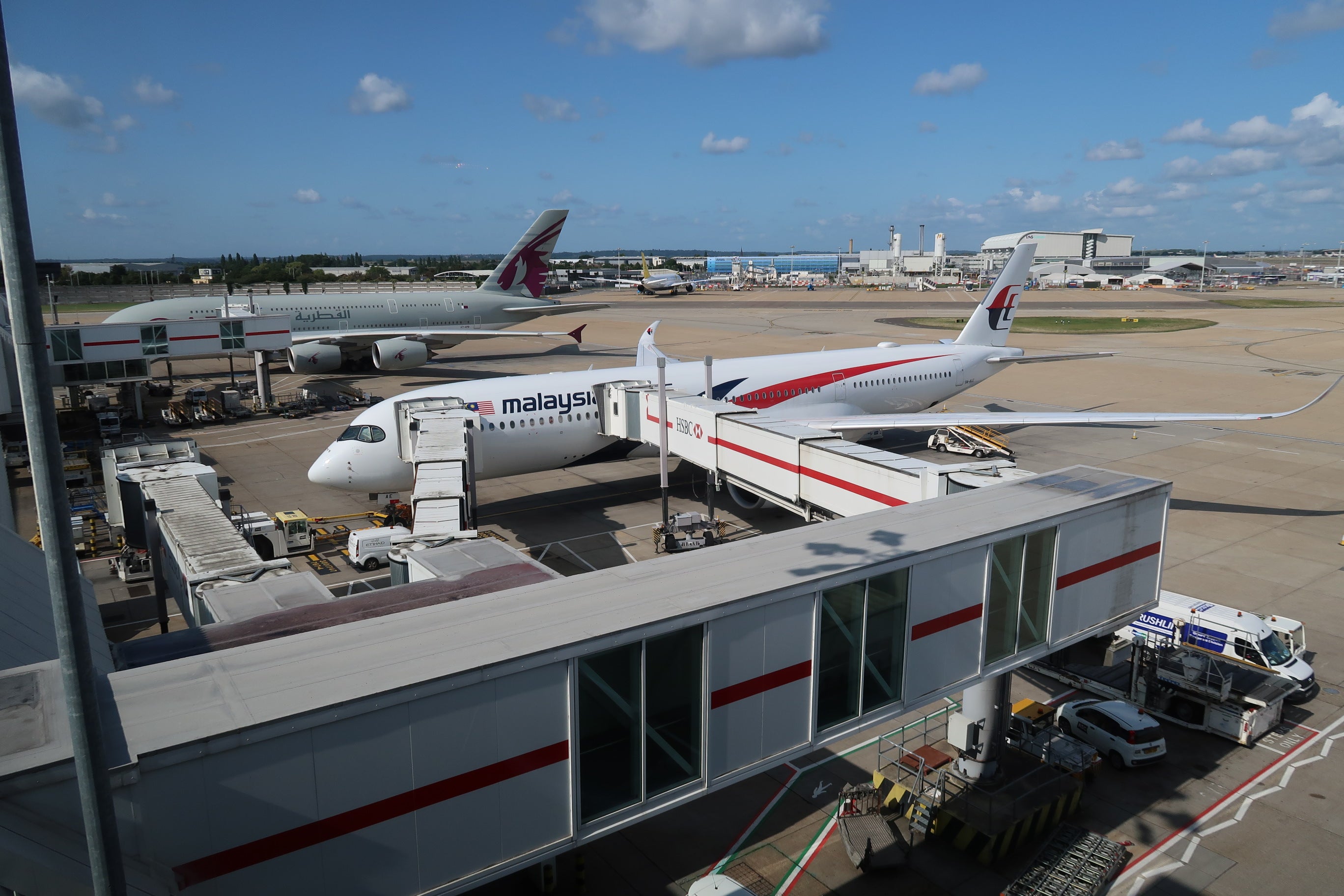 Malaysia Airlines Airbus A350 at Heathrow