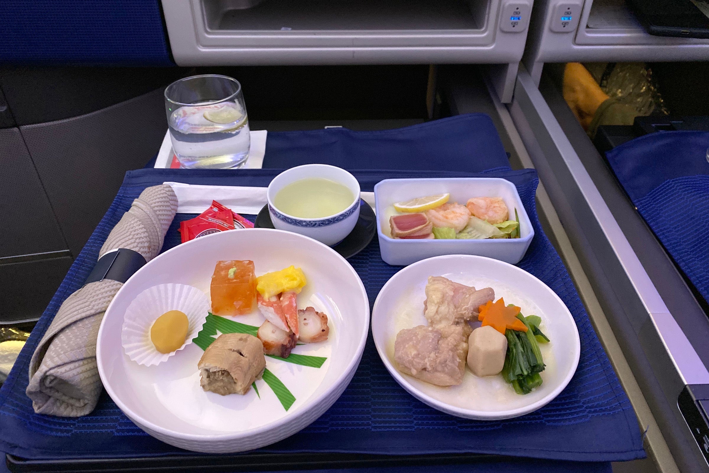 United 777-300ER Polaris Business Review EWR-NRT ZH