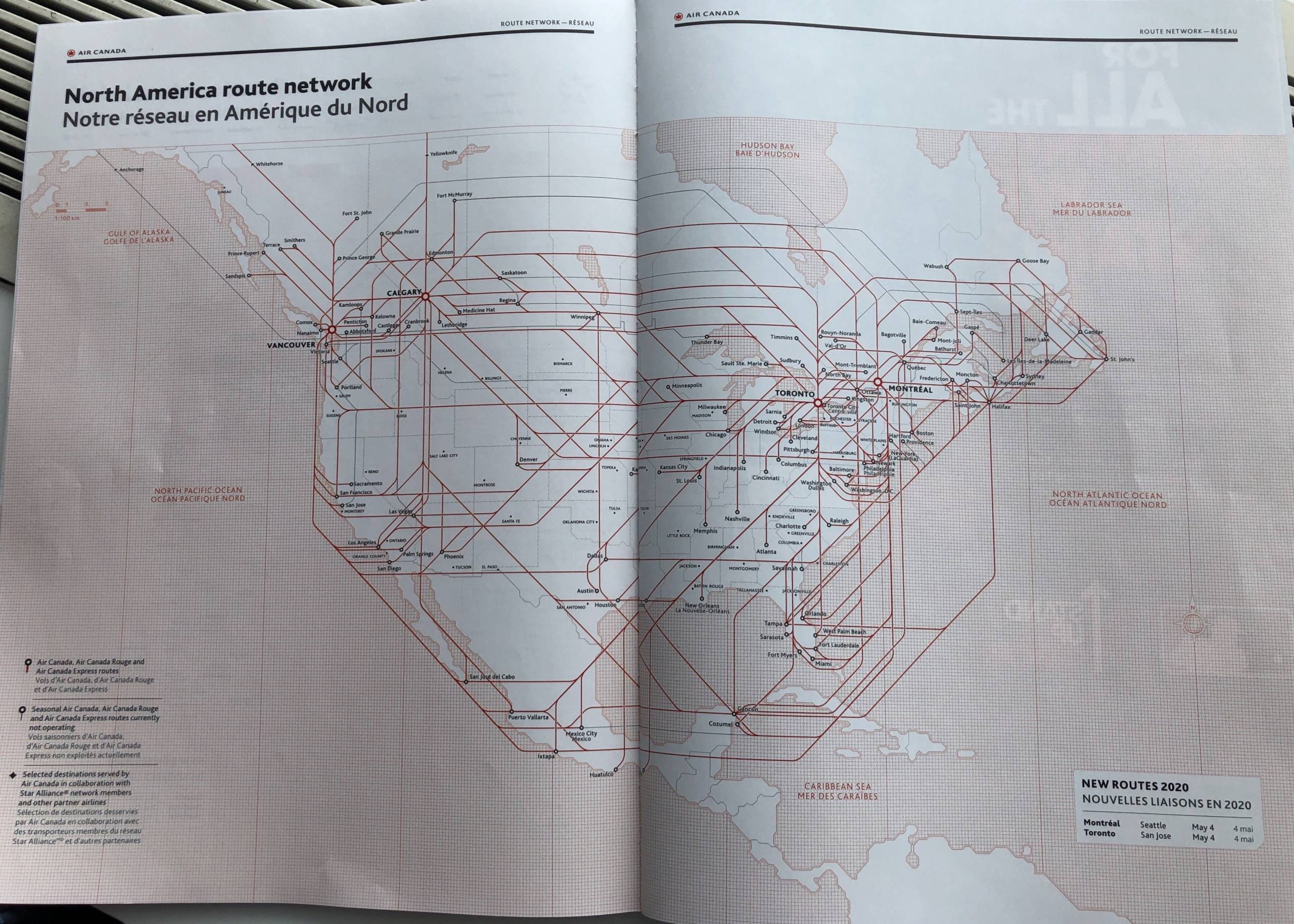 Air Canada map JAN20