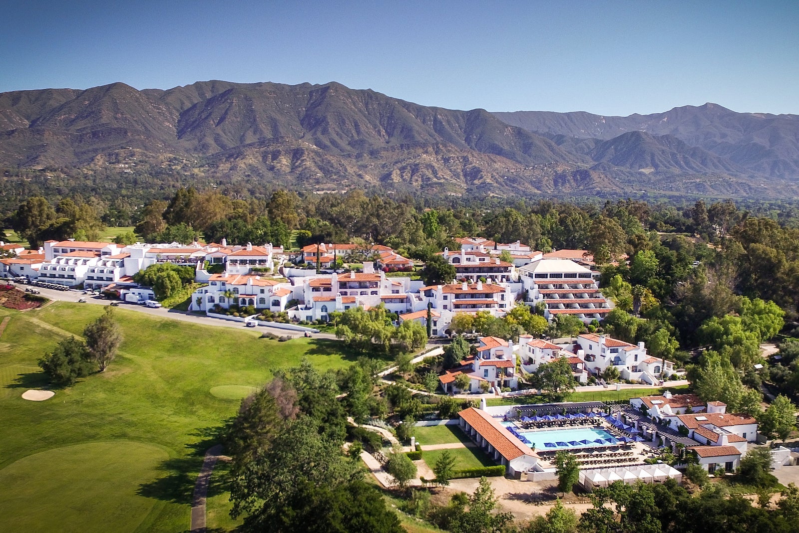 Ojai Valley Inn Aerial