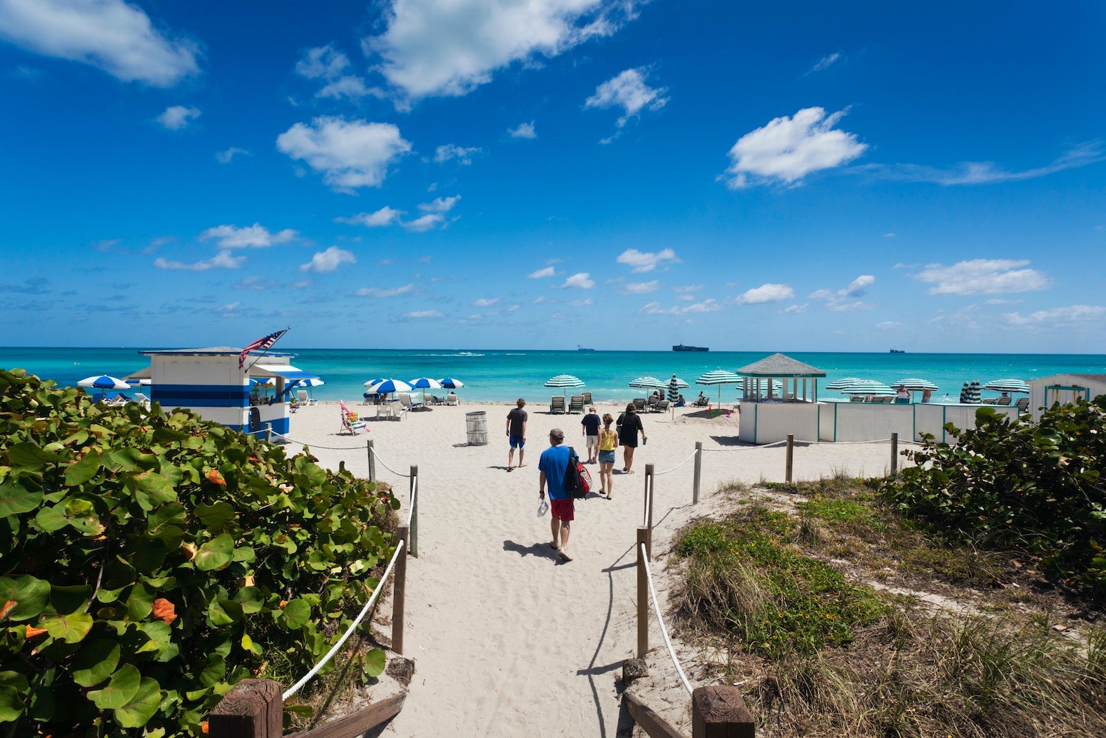 Miami Beach from the Beachwalk