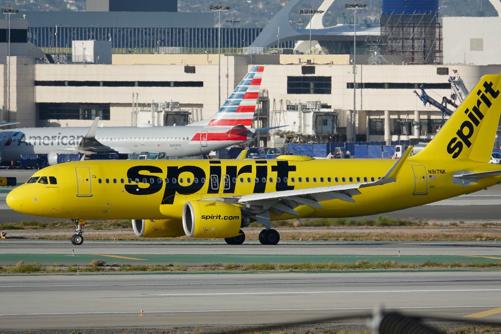 Spirit Airlines Airbus A320 LAX