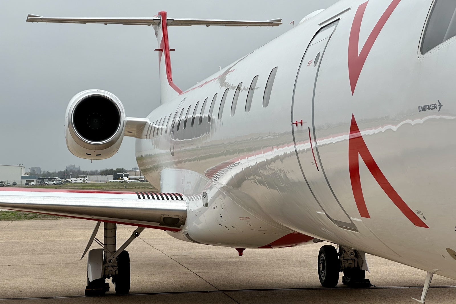 JSX Embraer E145 Dallas Media Day Starlink Wi-FI