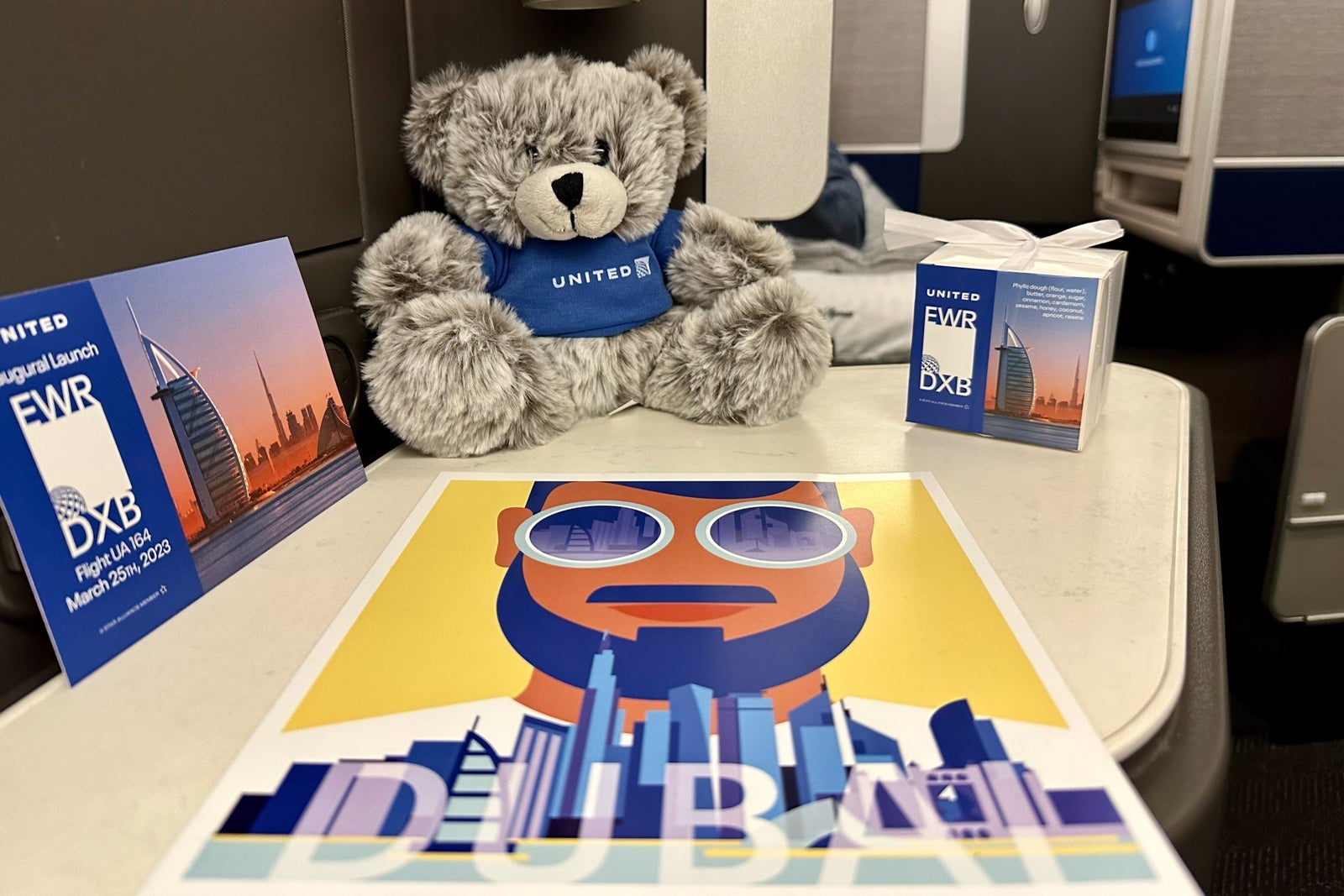 United Dubai Inaugural DXB Polaris Business Boeing 777-200