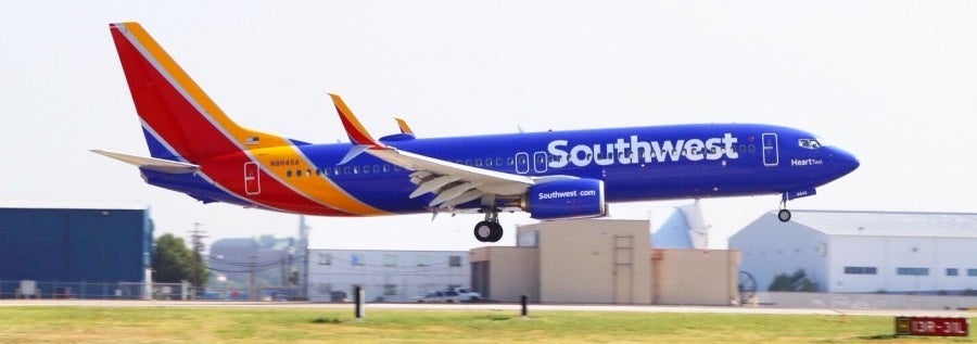 Southwest 737-800 featured