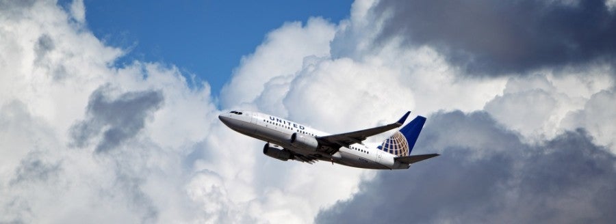 United Airlines plane shutterstock 131071832