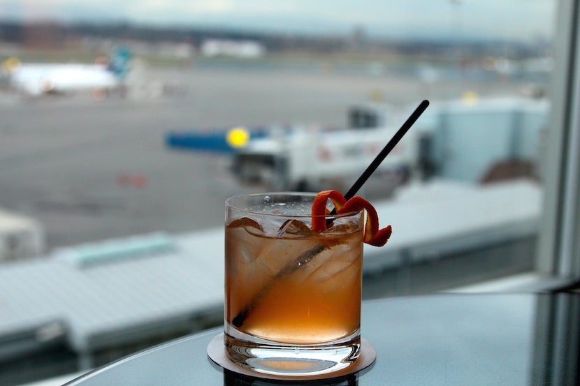 Célibataire cocktail at the Fairmont YVR