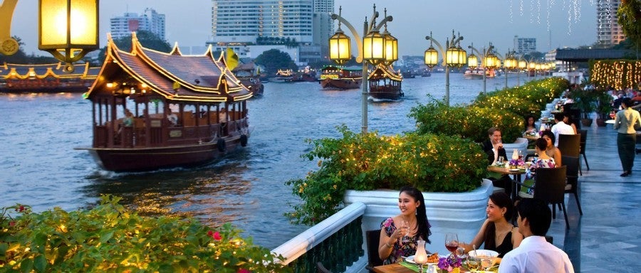Mandarin Oriental Bangkok terrace