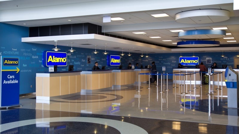 Alamo nl rental car desk