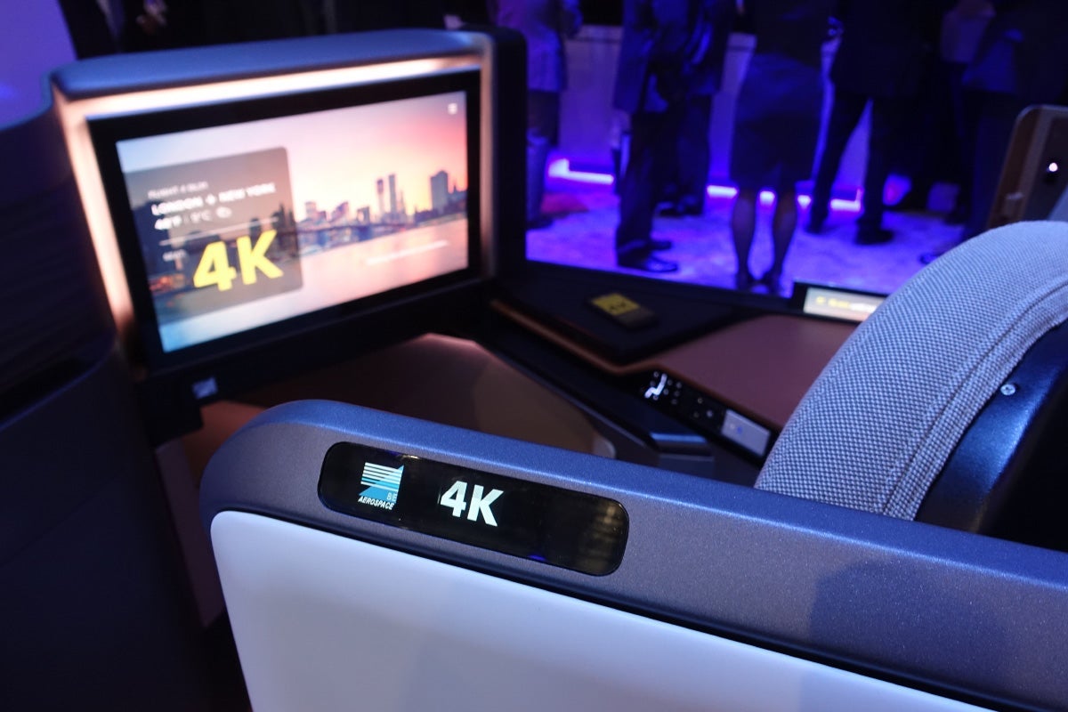 Panasonic Waterfront Business Class Seat