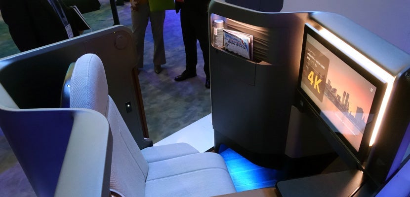 Panasonic Waterfront Business Class Seat Featured