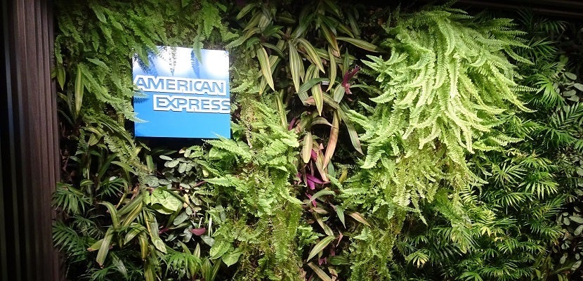 Leafy Amex Lounge Entrance featured