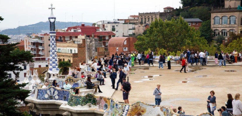 Sights of Barcelona Spain