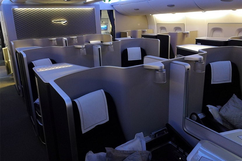 British Airways A380 First IAD - LHR