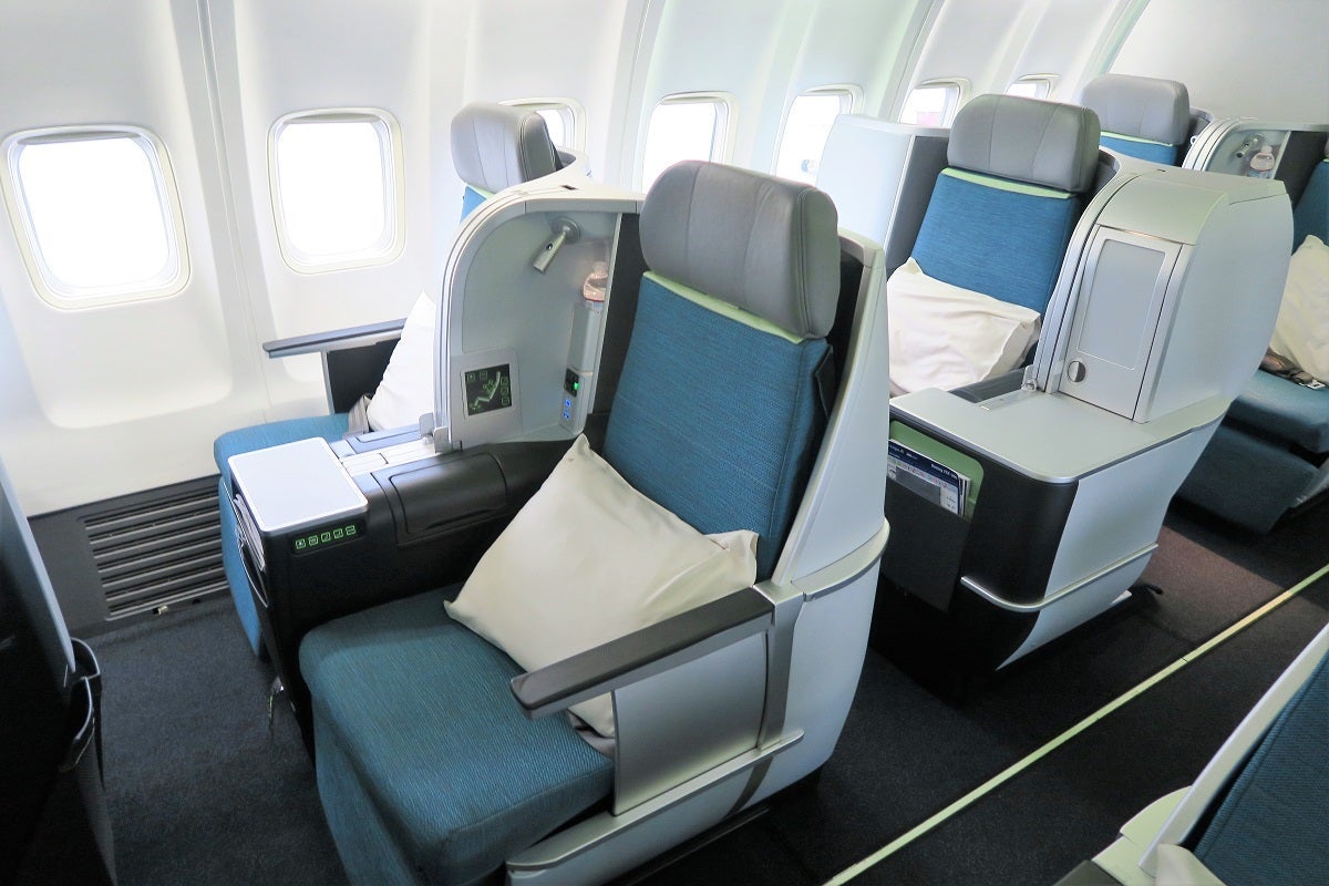 Aer Lingus 757 business class seat options