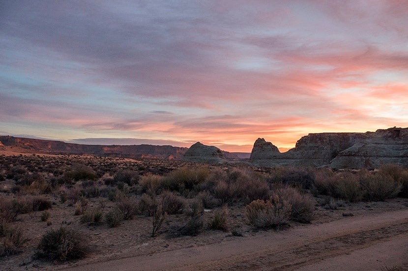 Amangiri sunrise (outside bedroom)