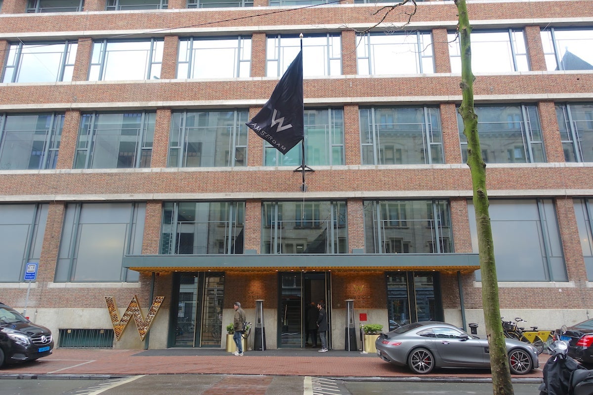 W Amsterdam Exchange entrance