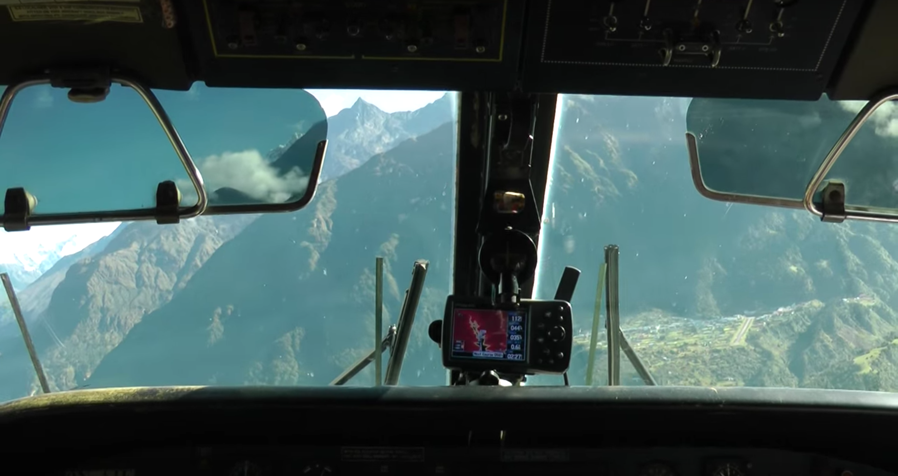 Lukla Landing Cockpit