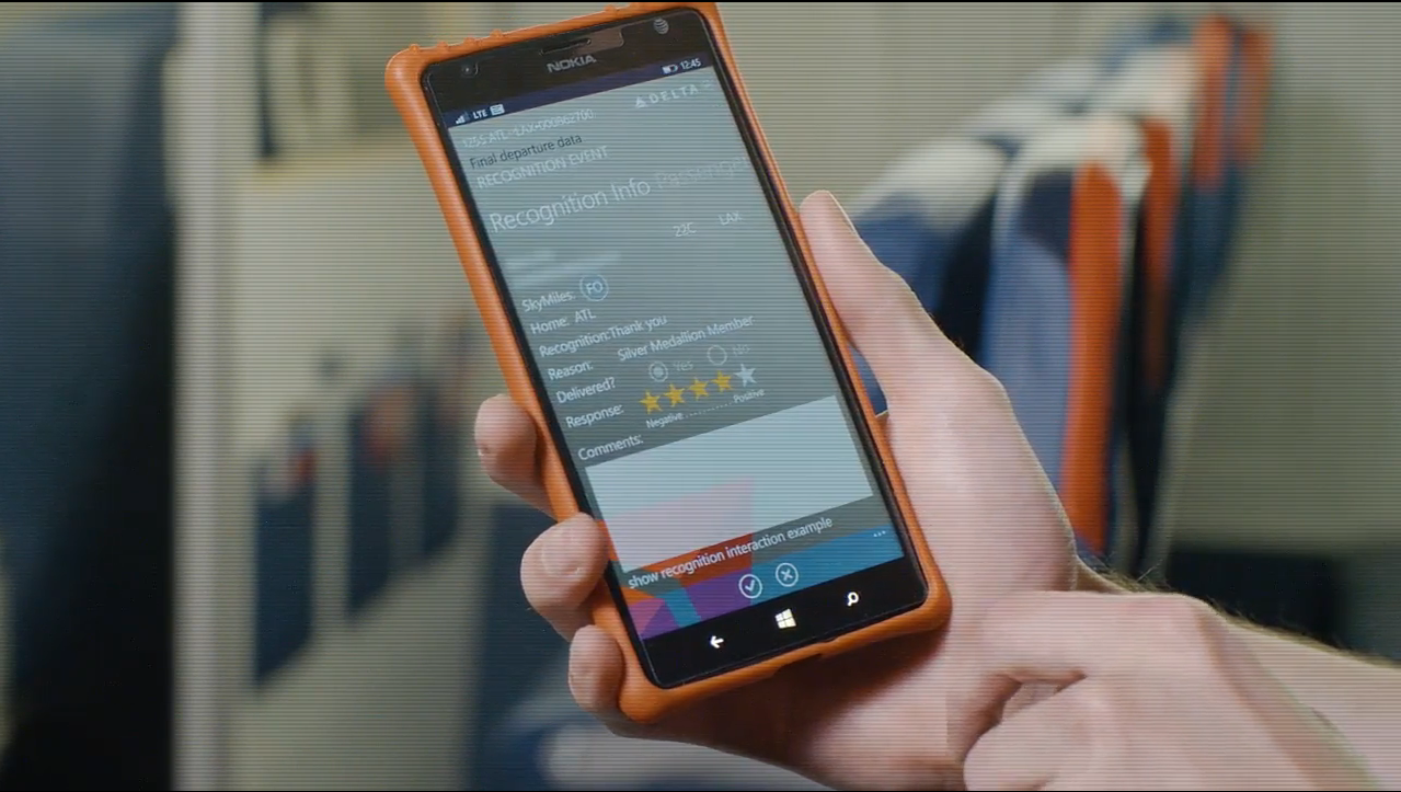 Delta Recognition Event app
