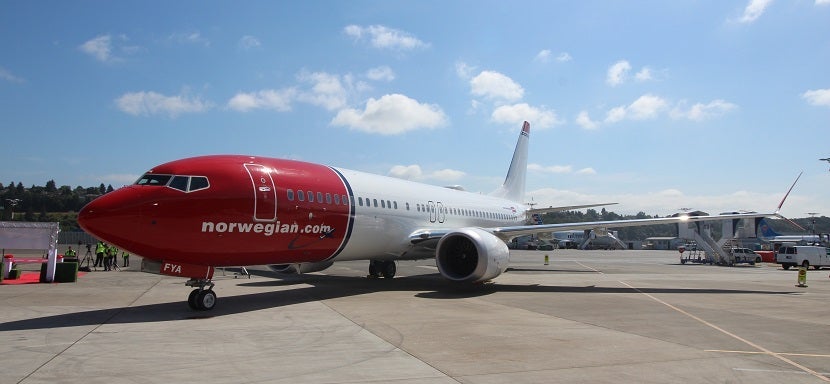 IMG Norwegian Air Boeing 737 MAX 8 on ground