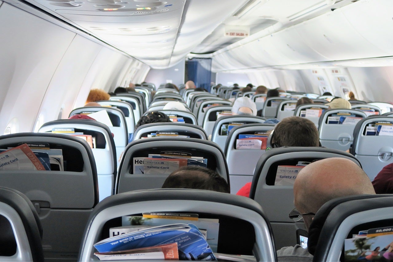 United economy crowded full