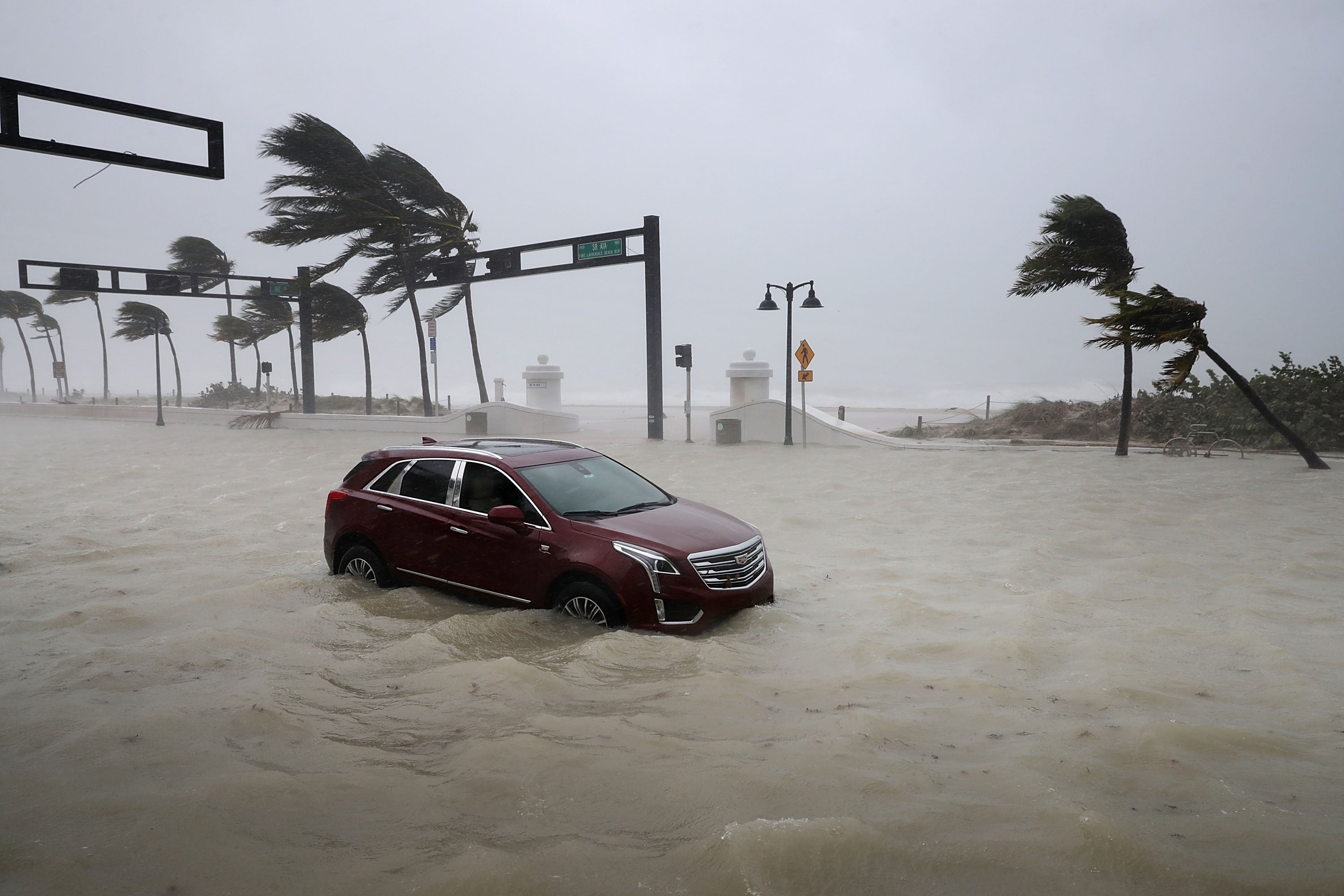 Powerful Hurricane Irma Slams Into Florida
