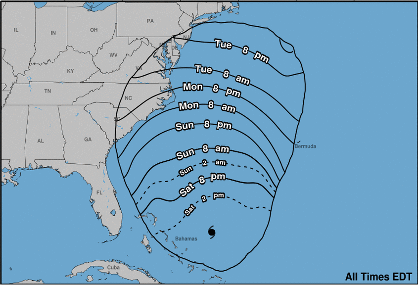 Hurricane Maria windfield