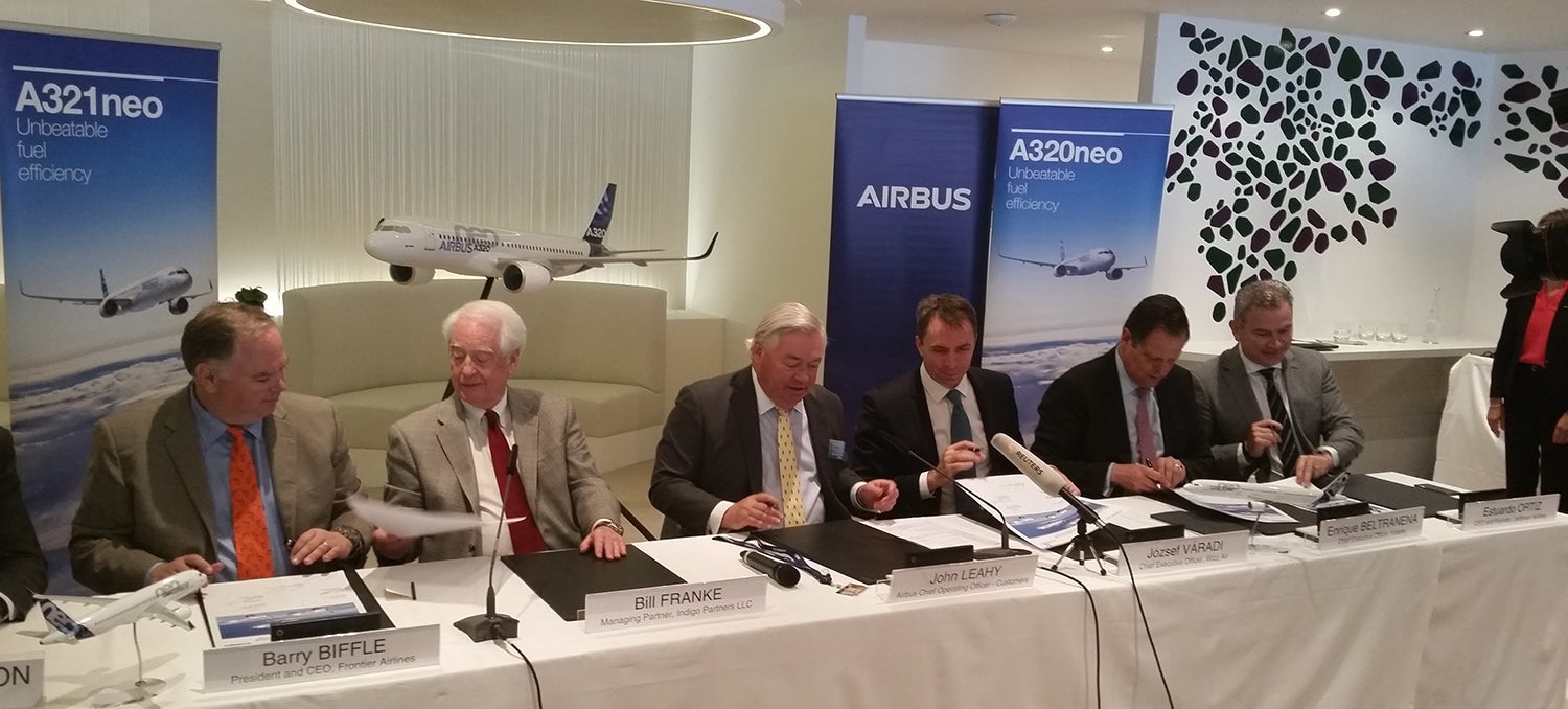 The signing of the $49.5 billion order for Airbus
