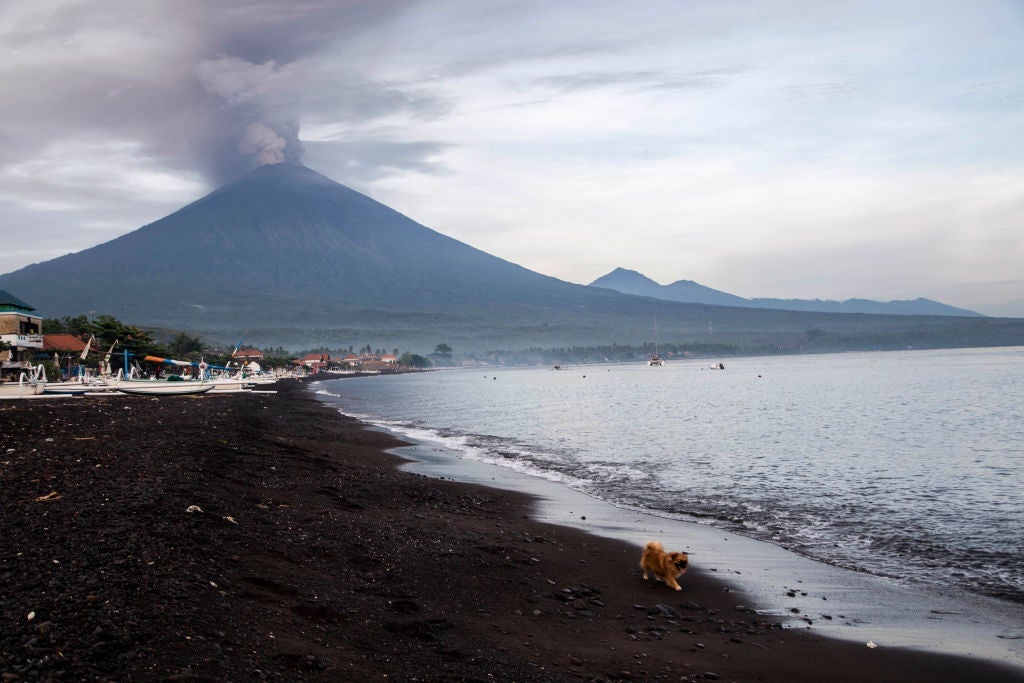 Mount Agung Volcano In Indonesia Close to Eruption