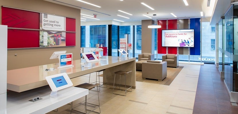 IMG Bank of America BoA branch interior featured