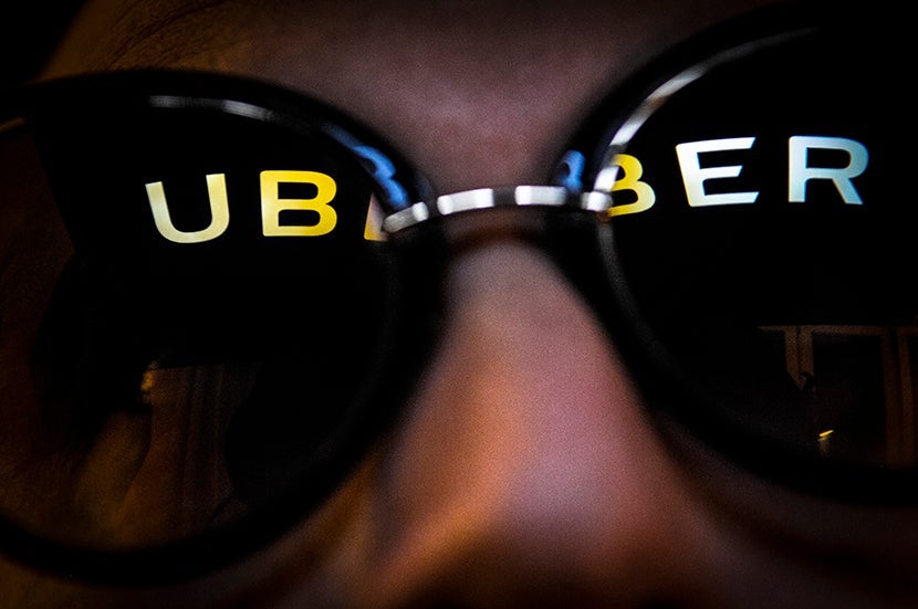 Uber Logo in Sunglasses