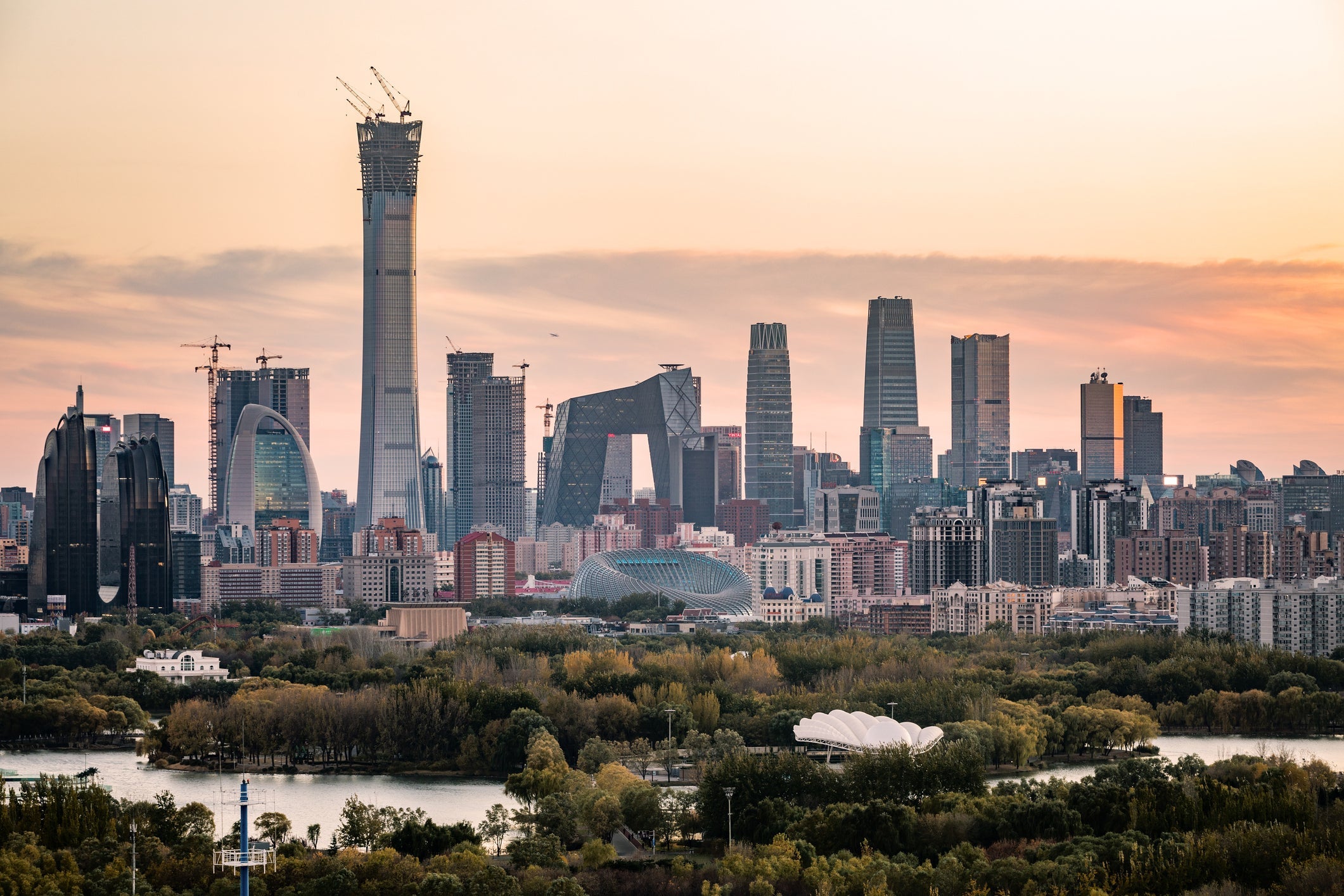 Beijing central business district.